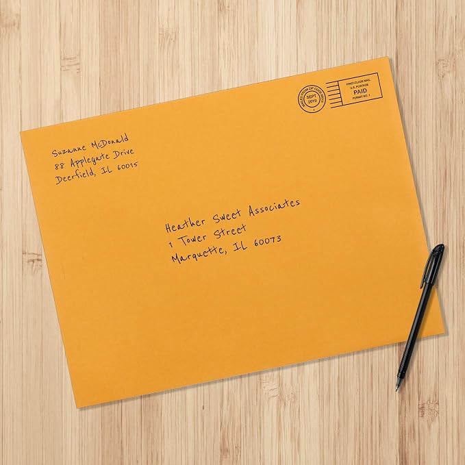 Amazon Basics Clasp Kraft Envelopes for Documents, Gummed Mailing, 10" x 13", 200-Pack