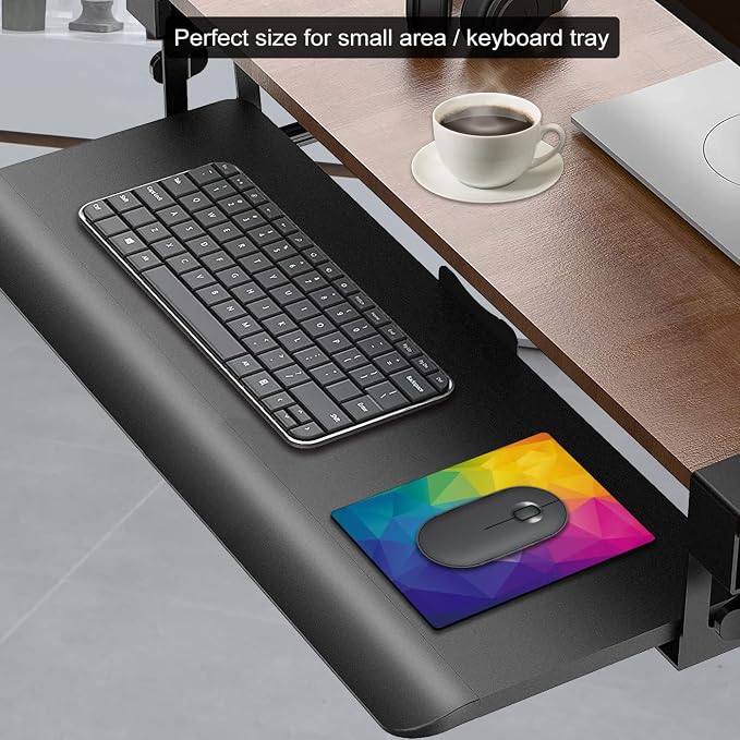 Small Mouse Pad, Mini Mouse Pads for Wireless Mouse and Laptop, Travel Mousepads with Designs - Cool Colorful Rainbow, Portable Mousepad with Non-Slip Rubber Base - 5.5 x 7 in