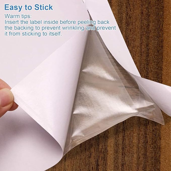 External Dimensions 4.5'' x 5.5'' 200 Packaging Box Single Envelope, SJPACK Transport Label Cover, Transport Label Bag, Invoice Transport Label Mailing Bag With Transparent Adhesive