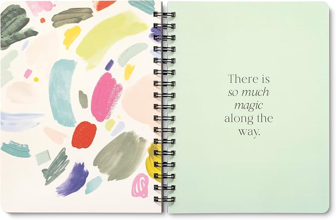 Compendium Spiral Notebook - Something Good Is Going to Happen Today. — A Designer Spiral Notebook with 192 Lined Pages, College Ruled, 7.0”W x 9.25”H