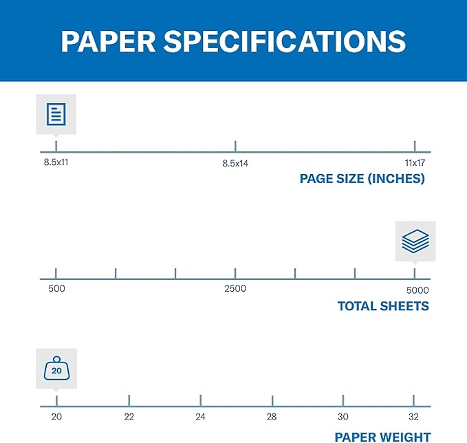 Hammermill Colored Paper, 20 lb Goldenrod Printer Paper, 8.5 x 11-10 Ream (5,000 Sheets) - Made in the USA, Pastel Paper, 103168C