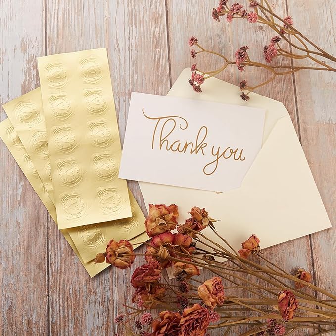 100 Pieces A7 Envelopes Colorful 5x7 Envelopes for Greeting Cards, Birthday, Weddings, Baby Shower Invitation Cards (Cream Color, 5.24 x 7.24 Inches)