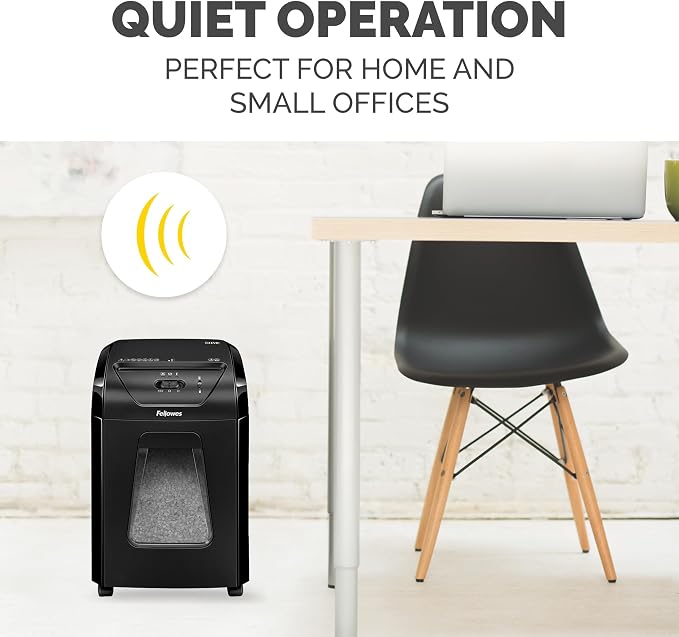 Fellowes Powershred 60MC Micro-Cut 10 Sheet Home Office Paper Shredder
