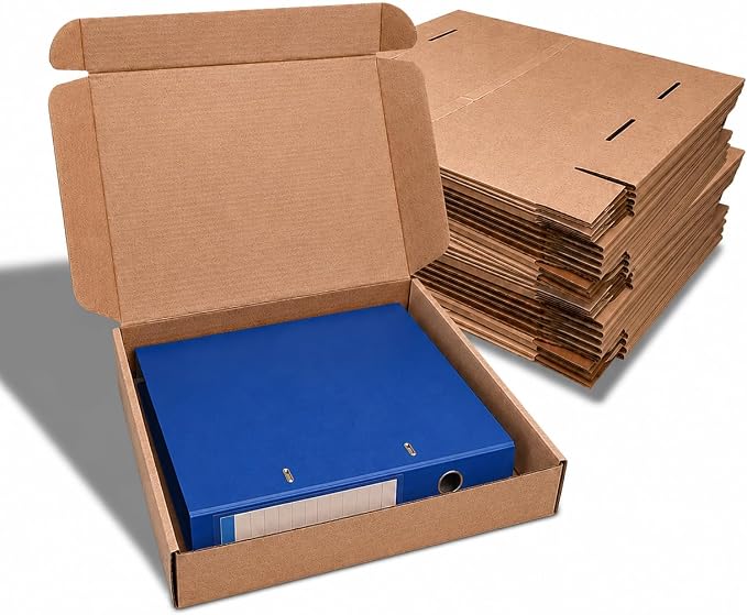 Corrugated Shipping Boxes 9x6x2Inches, 30Pack Kraft Cardboard Literature Mailers, Durable Small Business Mailing Boxes for Packaging & Shipping Supplies, Brown,Shipping boxes made from recycled paper