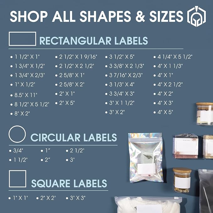 3 7/16" X 2/3" Matte White Printable Labels (500 Sheets, 15000 Stickers) | File Folder, Address, Mailing Labels for Laser & Inkjet Printers - Spartan Industrial Template R012
