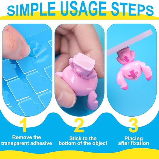 680Pcs Clear Stick Dots, Double Sided, Removable Museum Putty | Adhesive Putty for Wall Hanging, Crafts, Balloons, Festival, Party Decorations, Holiday, Wedding, Home Decor & DIY