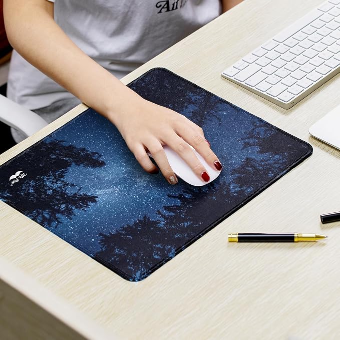 Mr. Pen- Mouse Pad, 12.5"x 10.5", 2 Pack, Night Sky | Laptop and Computer Mouse Pad Gaming, Anti-Slip Rubber Base