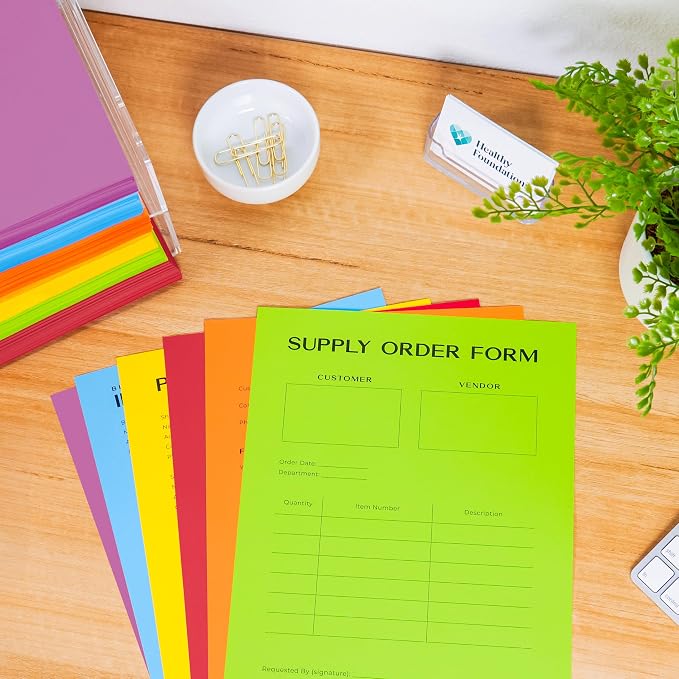 Astrobrights Colored Paper, Classic Assortment, 6-Colors, 24 lb./89 gsm, 8.5” x 11”, 270 Sheets, Acid‑Free, Lignin‑Free, Perfect for School, Office & DIY (92064)