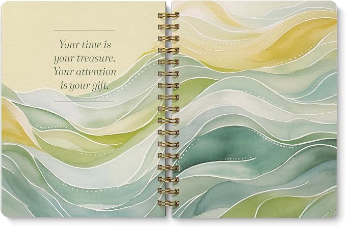 Compendium Spiral Notebook – Live Slow, Love True, Grow Free. – A Designer Spiral Notebook with 192 Lined Pages, College Ruled, 7.0" W x 9.25" H