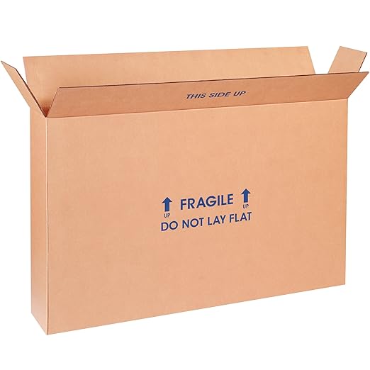 BOX USA Shipping Boxes Large 28"L x 6"W x 20"H 5-Pack, Cardboard Box for Shipping, Moving, Mailing, Packing, Packaging and Storage
