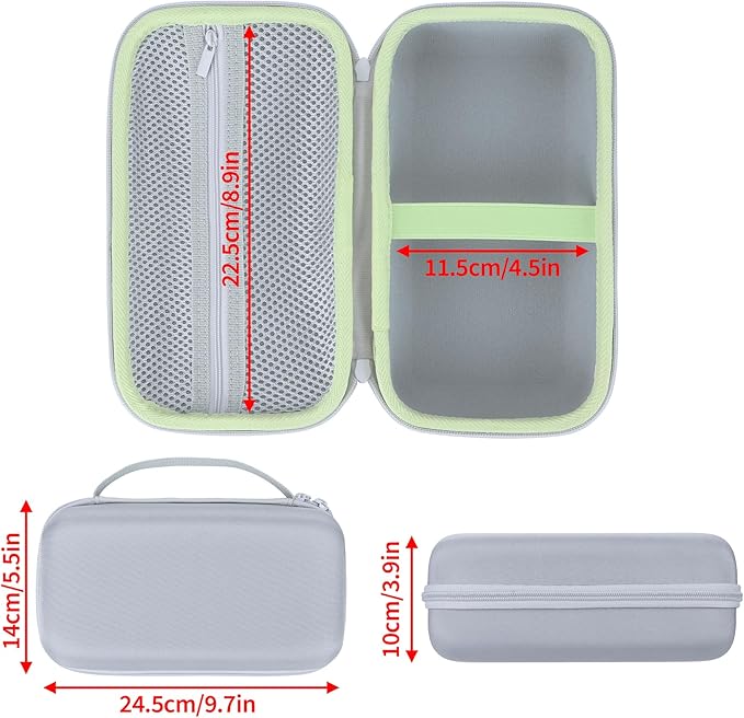 Case Compatible with Brother P-Touch PTH110 / PTH111 Pro / PTE110 Portable Monochrome Label Maker (White)
