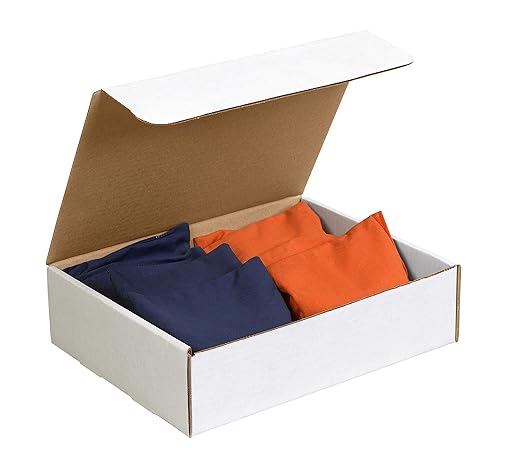 Box USA Mailer Boxes Medium 15 1/8"L x 11 1/8"W x 4"H 50-Pack - Corrugated Cardboard Box for Shipping, Moving, Mailing, Packing, Packaging and Storage