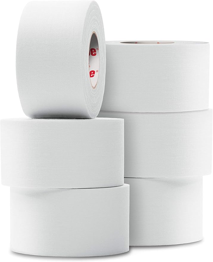 Mueller Sports Medicine MTape Rolls to Go, Quality Athletic Tape, Easy to Tear for Fast & Effective Taping, 1.5" x 10 Yards Per Roll, 6 Rolls