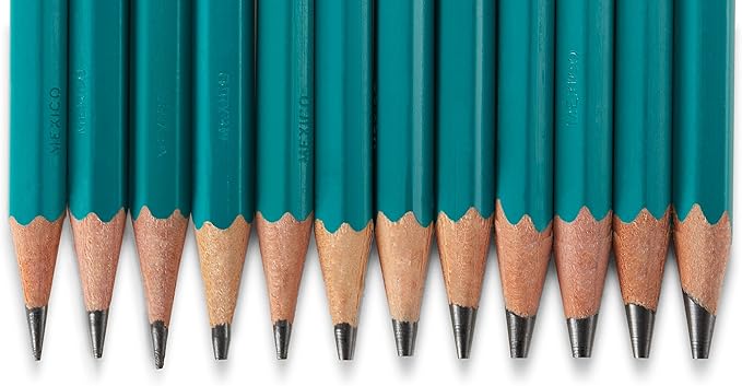 Prismacolor Premier Turquoise Graphite Sketching Pencils, Medium Leads, 12 Pack