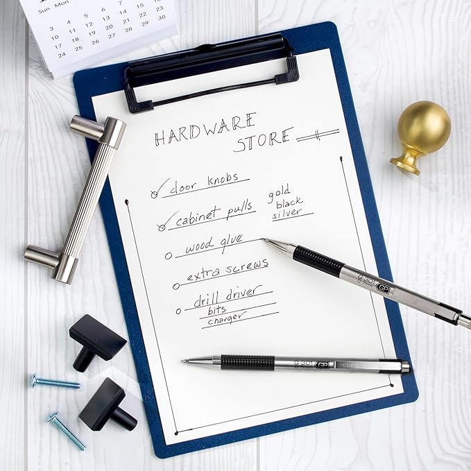 Zebra Pen G-301 Retractable Gel Pen, 0.7mm Medium Point, Stainless Steel Barrel, Textured Grip, Easy Glide Ink Provides a Smooth and Skipless Writing Experience, Black Ink, 2-Pack (41312)
