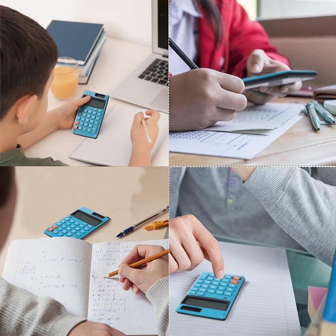 Mr. Pen- Standard Function Calculator, 12 Digits, Solar Calculator, Basic Office Calculators (Pack of 2)