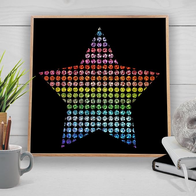 Holographic Colored Dot Stickers,24 Colors,1/4 Inch Small Circle Sticker | YSHIHE 8200 Pcs Round Color Coding Labels for Office and Classroom