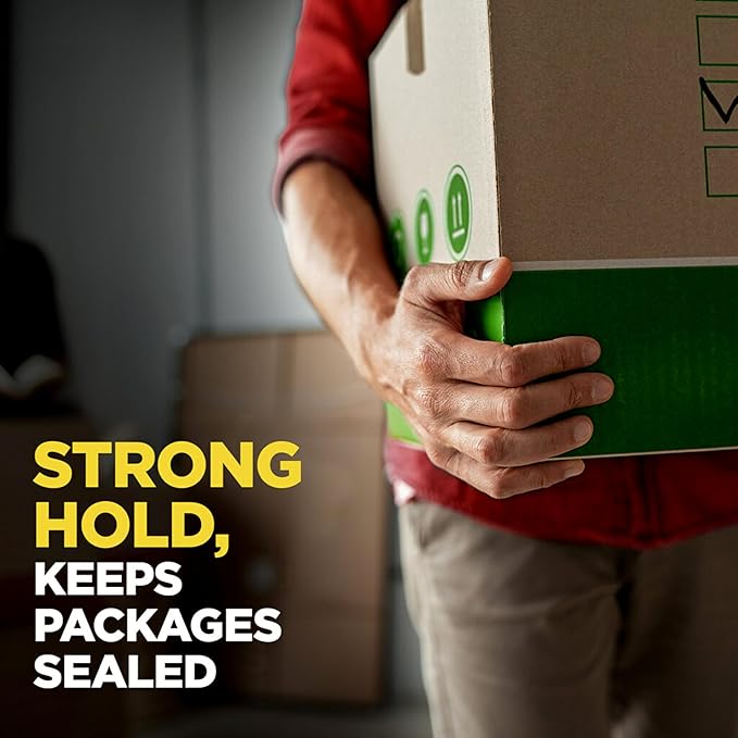 Scotch Sure Start Packing Tape Clear | Quiet Unwind | Easy Start Technology | 1.88 in x 25 yd | 6 Rolls, Pack of 6