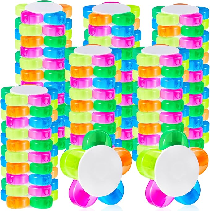 Outus 100 Pieces Petals Highlighters Assorted Colors 5 in 1, Back to School | Flower Shape Watercolor Fluorescent Pens, for Office School Stationery Aesthetic Supplies, 5 Colors