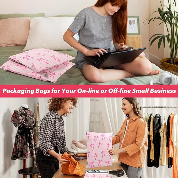 Oududianzi Small Poly Mailers 6x9, 100PCS Shipping Bags, Self Seal Mailers Poly Bags, Mailing Envelopes Bulk, Polymailer Packaging Bags for Small Bussiness