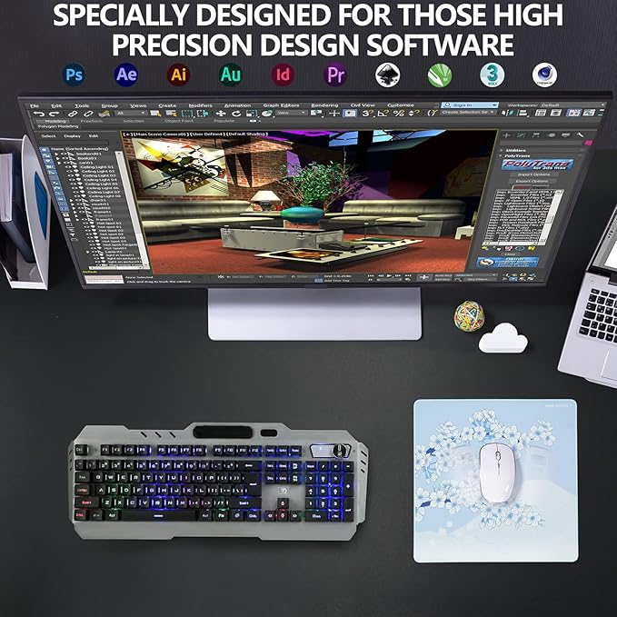 X-Raypad Aqua Control 2 Gaming Mouse Pad, Ultra-High Precision Mouse Pad with Perfect Speed and Control Capability, Consistent X and Y Glide, Designed for Fps Players with Low DPI Requirements