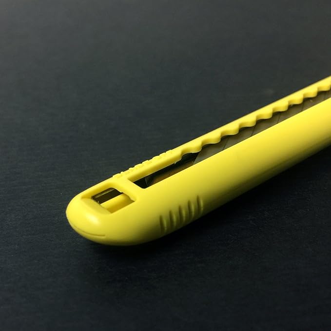 NT Cutter ABS Grip 30-Degree Multi-Blade Cartridge Knife (A-553P),Yellow