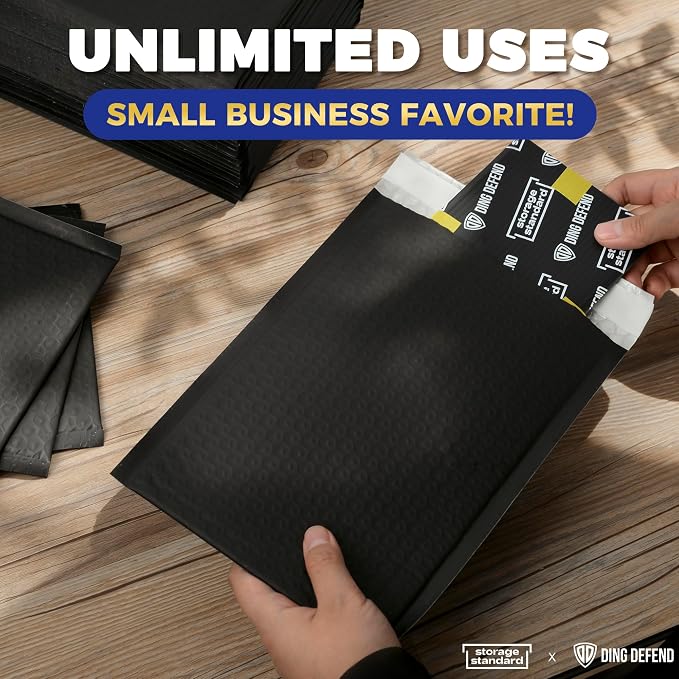 110 Pack 6’’ x 10’’ Bubble Mailer - Self-Sealing Waterproof Small Mailing Envelopes Padded Lightweight Bags 6 x 9 Usable Space for Apparel Accessories, Phone Cases, Trading & Greeting Cards, Prints