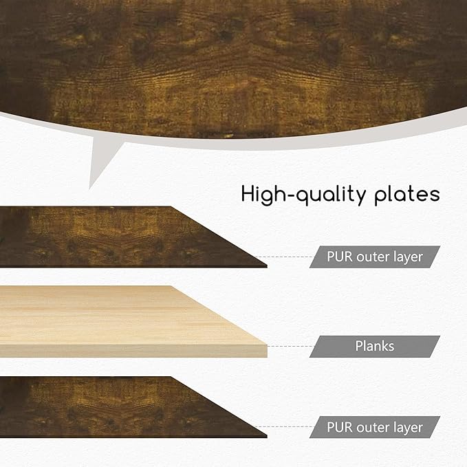 Jerry & Maggie Desktop Organizer Office Storage Rack Adjustable Wood Display Shelf Free Style Double H, Multi-Functional Mini Bookshelf for Desk Natural Stand (Natural Wood Tone/2 Pack)