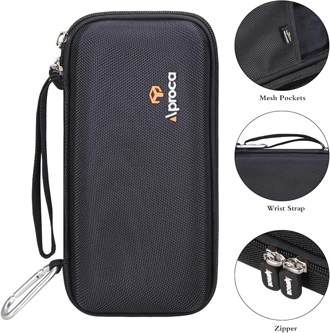 Aproca Calculator Case Compatible with Texas Instruments TI-84 Plus CE / TI-84 Plus / TI-83 Plus / TI-89 Titanium / TI-85 / TI-86 Color Graphing Calculator -Black (Case Only)