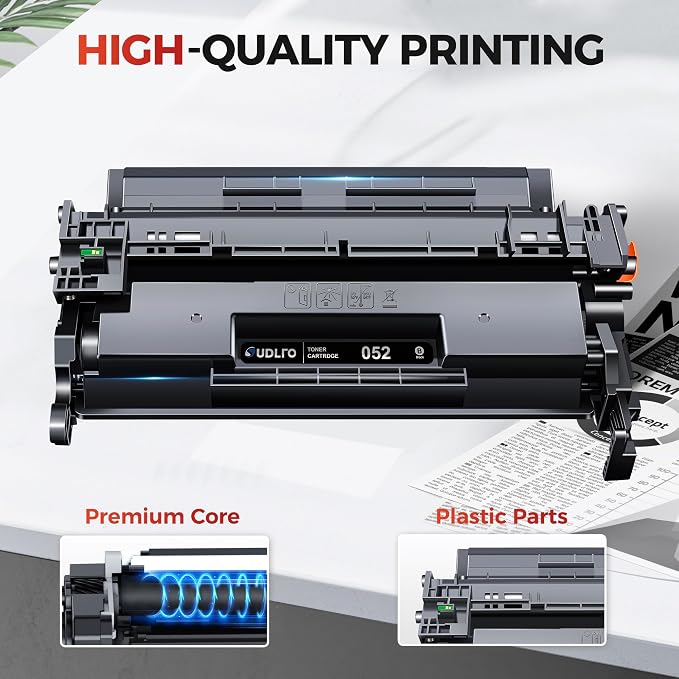 SUDLTO 052 Toner Cartridge Replacement for 052 Toner Cartridge CRG052 052H | to use with Canon imageCLASS LBP214dw LBP215dw LBP212dw MF421dw MF426dw MF428x MF429x Printer, 2 Black