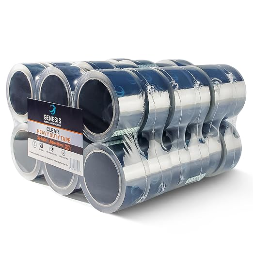 Clear Packing Tape, 36 Rolls Heavy Duty Packaging Tape for Shipping Packaging Moving Sealing, Thicker Clear Packing Tape, 1.88 inches Wide, 60 Yards Per Roll, 2160 Total Yards