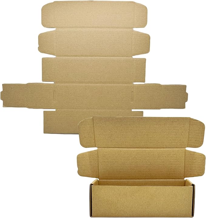 6 x 2 x 2 Inches Small Shipping Boxes 50 Pack Corrugated Cardboard Packaging Business Moving Mailing Box