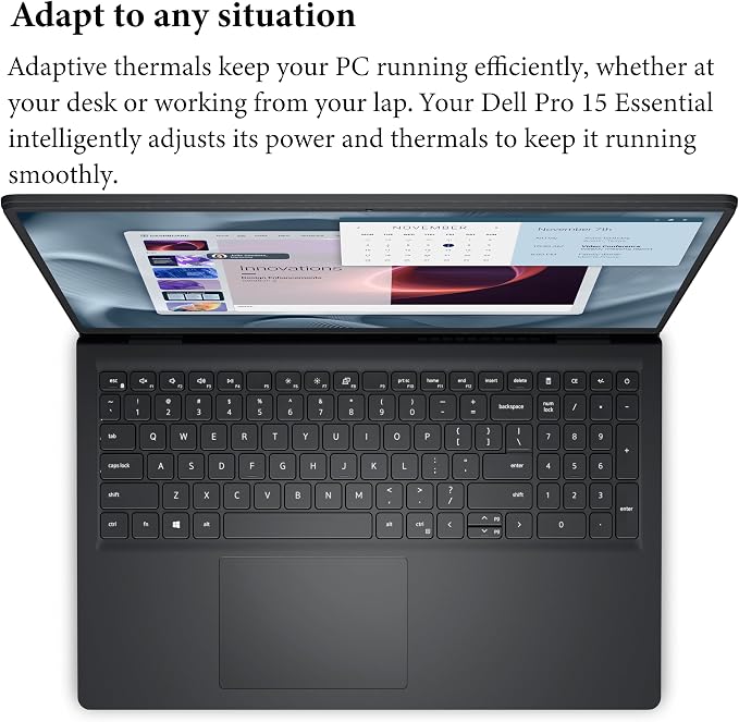 Dell Pro 15 Business Laptop, Intel Core i7-1355U, 64GB DDR5 1TB SSD | High Efficiency Office Notebook, Multi-Tasking, All-Day Battery Power, WiFi 6, Portable, FHD 120Hz Display