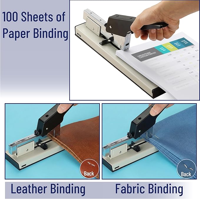 Mr. Pen Heavy Duty Stapler - 1000 Staples, 100 Sheet High Capacity