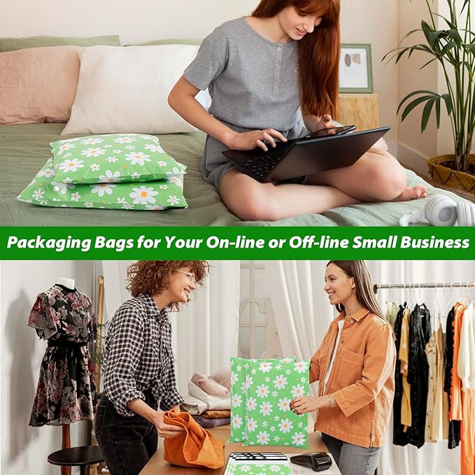 Oududianzi Poly Mailers 10x13, 100PCS Waterproof Shipping Bags, Self-Sealing Mailers Poly Bags, Mailing Envelopes Bulk, Packaging Bags for Online and offline Small Bussiness