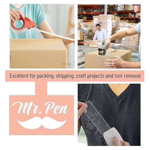 Mr. Pen- Packing Tape, 6 Pack, 2” Wide, 60 Yards, Shipping Tape | Packaging Tape, Clear Packing Tape, Moving Tape, Packing Tape for Moving Boxes, Packing Tape Refills, Packing Tape Roll