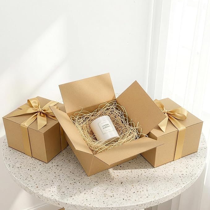 6x6x4 Shipping Box set of 40, Kraft Business Corrugated Box Mailers for Packaging