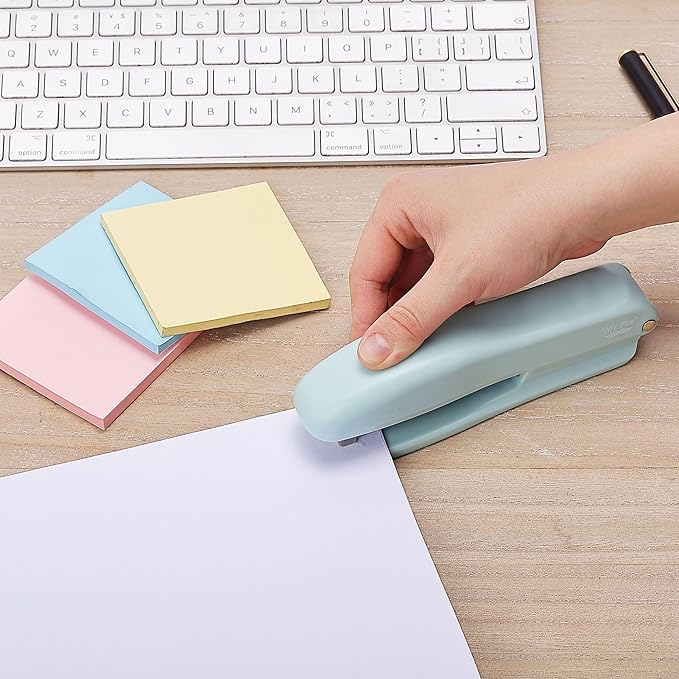Mr. Pen- 2 Pack Office Staplers with 200 Staples, 20 Sheet Capacity, Green