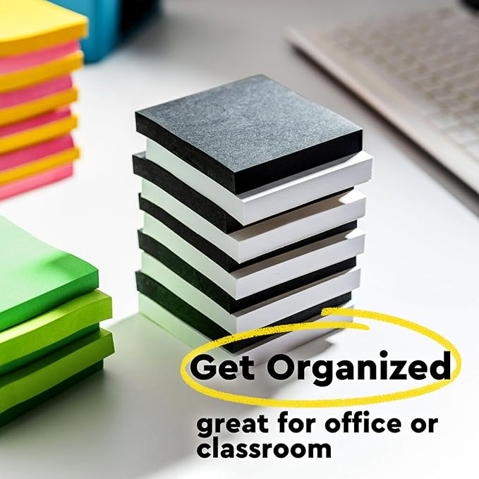 Post-it Super Sticky Notes, 5 Sticky Note Pads, 3 x 3 in., Ideal for Organization in Your Dorm, Home or Office, Single Color Packs Collection, Pink Salt