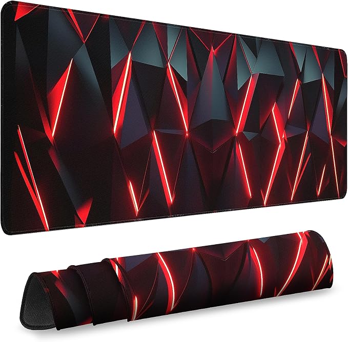 Mouse Pad Gaming - Desk Mat for Keyboard and Mouse - Large Mouse Pads for Desk, Gaming Mousepad with Non-Slip Base, Desks Pad (31.5" X 11.8") for Game, Office and Home