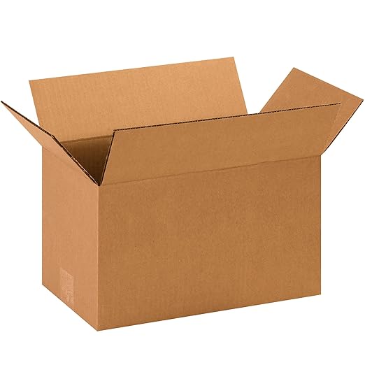 BOX USA 14 x 8 x 8 Corrugated Cardboard Boxes, Medium 14"L x 8"W x 8"H, Pack of 25 | Shipping, Packaging, Moving, Storage Box for Home or Business, Strong Wholesale Bulk Boxes