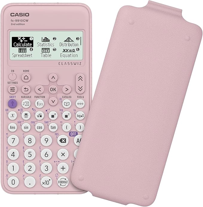 Casio FX-9910CW-PK-W-IT Scientific Calculator | Advanced scientific calculator suited for engineering, science and statistics coursework