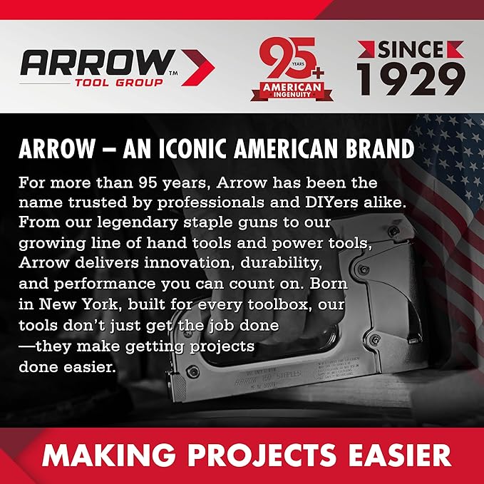 Arrow Plier Stapler Set, Metal Hand Stapler with 2520 Staples, Full-Strip Loading, 25 Sheet Capacity, Dual-Mode Anvil, One-Touch Staple Loading, Ergonomic Grip, for Office, School, Packaging