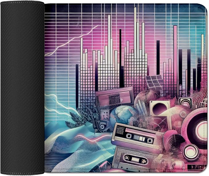 Big Mouse Pad Desk Mats,Large Gaming Mouse Pad Desk Mat | Stitched Edges Rubber Non-slip Office Study Gaming Computer Keyboard Laptop PC Large XL Long