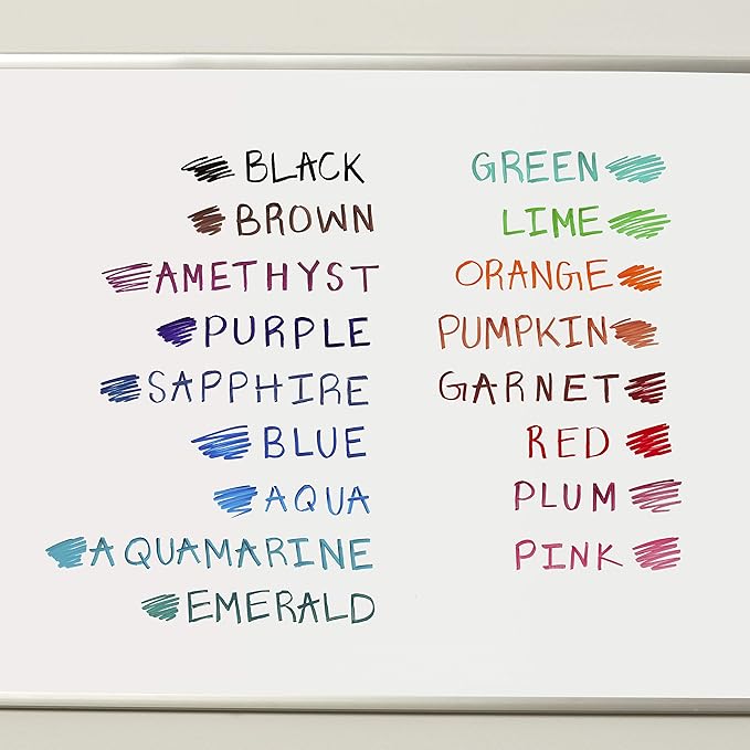 EXPO 80074 Low-Odor Dry Erase Markers, Chisel Tip, Assorted Colors, 4-Count (Pack of 2)