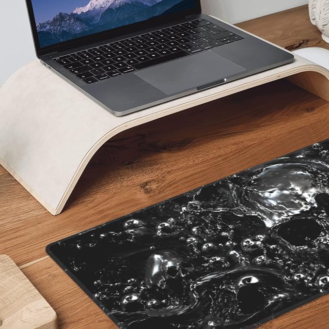 Skull Mouse Pad XL Large Mousepad Non Slip Rubber Base Desk Mat for Laptop Computer Gaming 31.5" X 12"