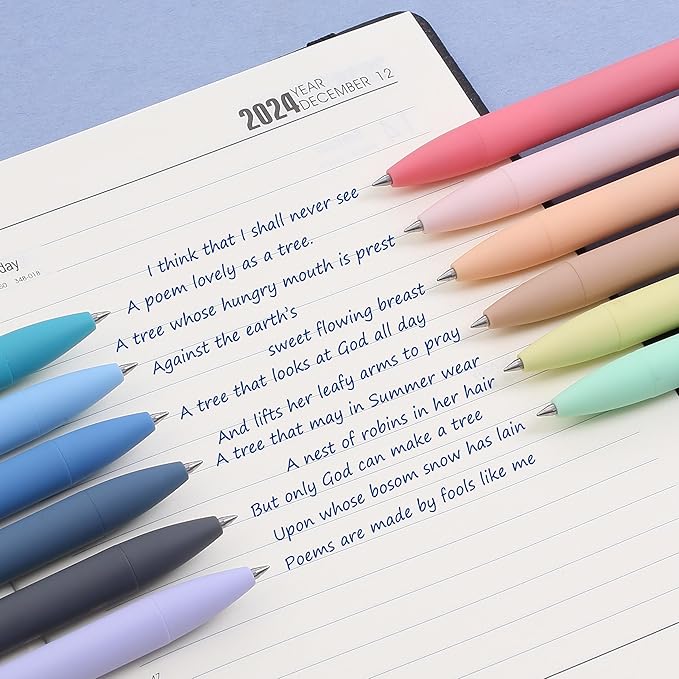 Mr. Pen- Retractable Gel Pens, 12 Pack, Fast Dry, Gel Pens Fine Point 0.7mm, Retractable Pens, Cute Pens