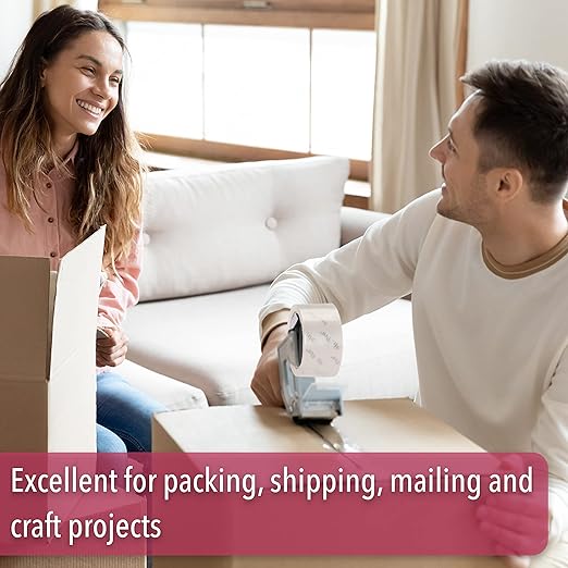 Mr. Pen- Packing Tape, 2Pack, 2in Wide, 60 Yards, 1.9mil, No Smell, Shipping Tape, Packaging Tape Rolls, Clear Box Tape, Mailing/Moving Tape, Packing Tape Refill (Pack of 2)