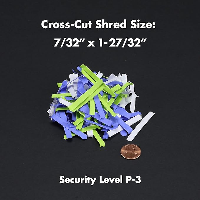 Aurora Desktop-Style Cross-Cut Paper Shredder, 4-Sheet Crosscut Desktop