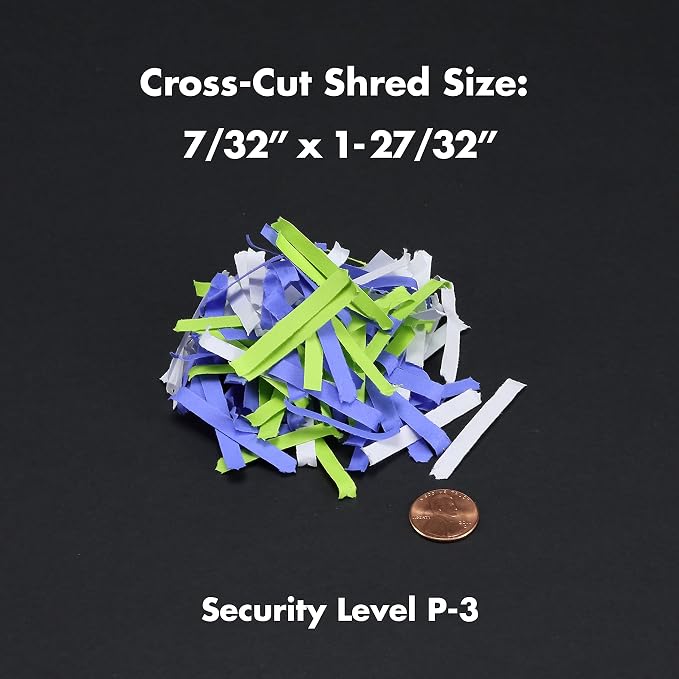Aurora AU895XA 8-Sheet Professional Cross-Cut Paper and Credit Card Shredder